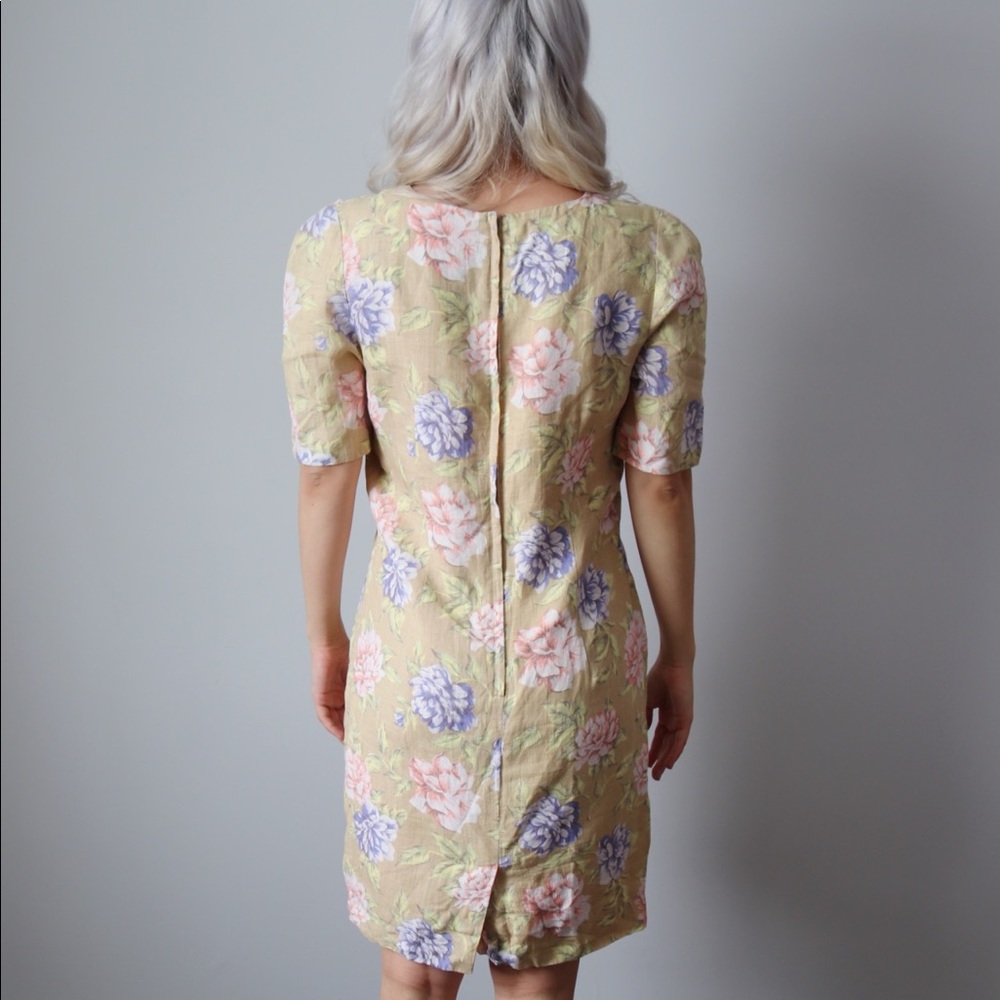 Vintage linen shift dress - Picture 4 of 8